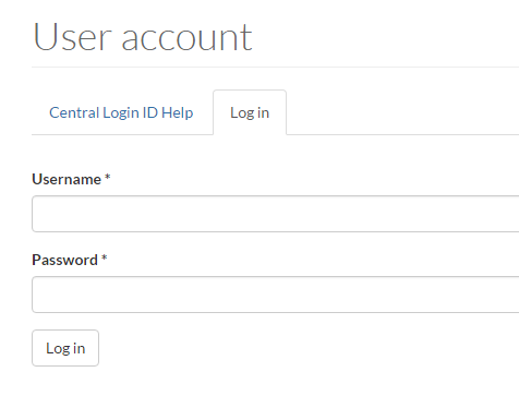 Login example